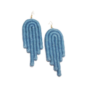 Encanto Earrings, Handmade Cotton Thread Earrings, Boho Earrings, Sustainable Handmade Earrings