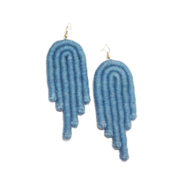 ENCANTO Earrings, Handmade Cotton Thread Earrings, Boho Earrings, Sustainable Handmade Earrings