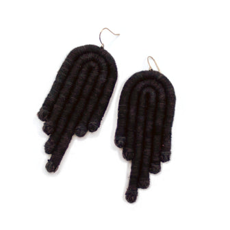 Encanto Earrings, Handmade Cotton Thread Earrings, Boho Earrings, Sustainable Handmade Earrings