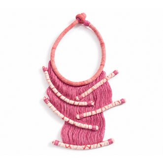 Collar HERMOSAMENTE FRÁGIL - Teñido tintes. naturales