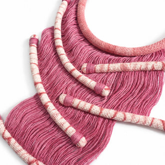 Collar HERMOSAMENTE FRÁGIL - Teñido tintes. naturales