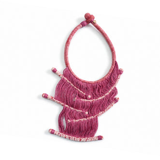 Collar HERMOSAMENTE FRÁGIL - Teñido tintes. naturales