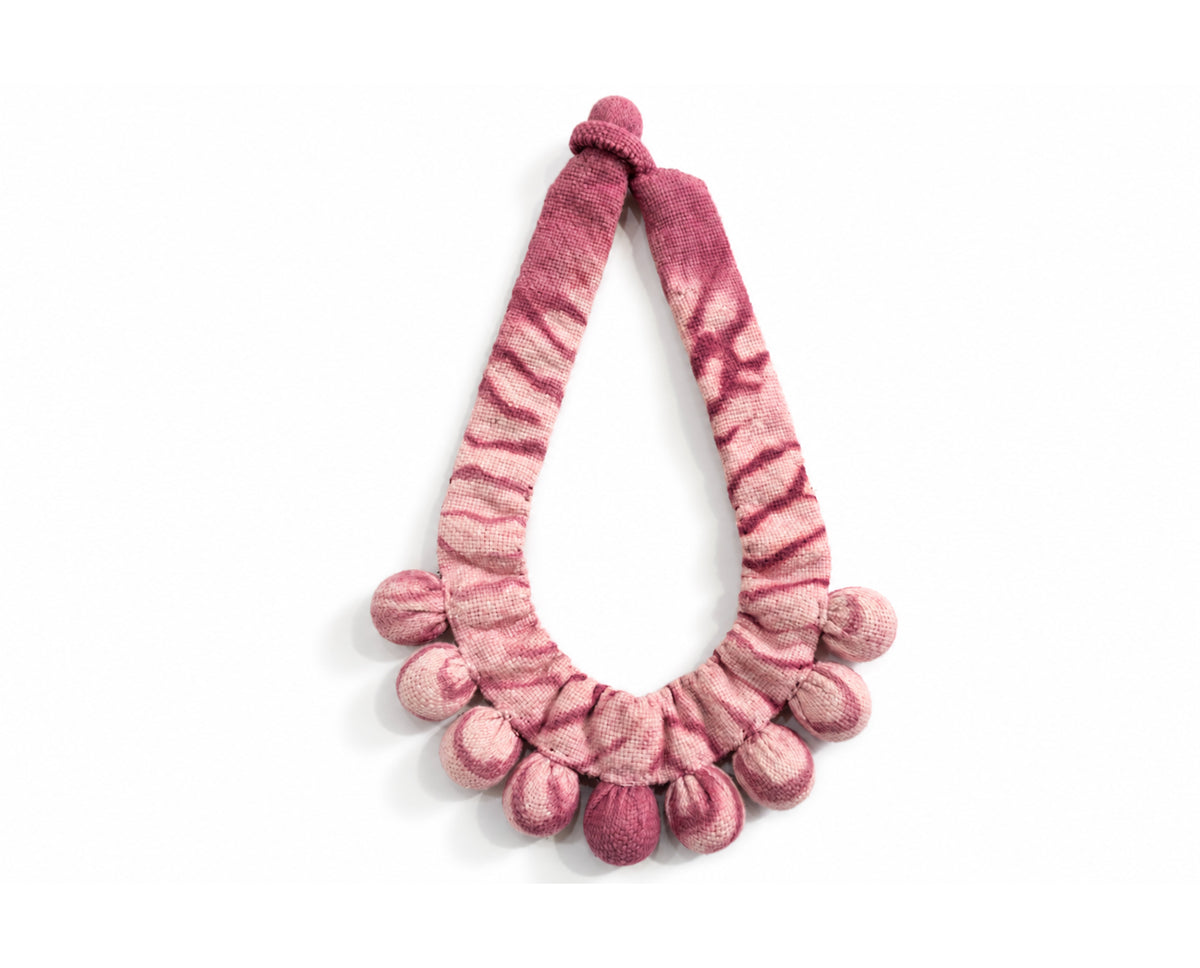 Collar Silvina Sencillo - Tintes Naturales - Cochinilla