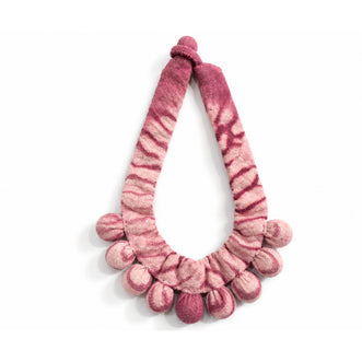 Collar Silvina Sencillo - Tintes Naturales - Cochinilla