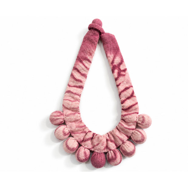 Collar Silvina Sencillo - Tintes Naturales - Cochinilla