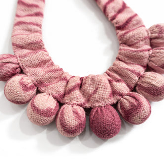 Collar Silvina Sencillo - Tintes Naturales - Cochinilla