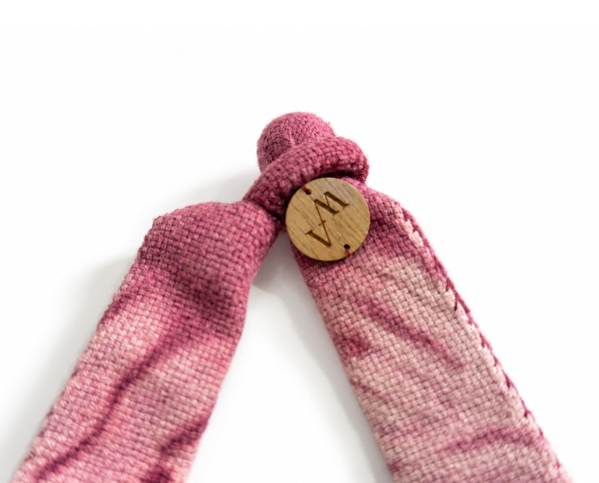 Collar Silvina Sencillo - Tintes Naturales - Cochinilla
