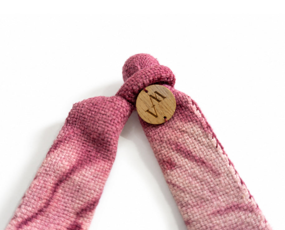 Collar Silvina Sencillo - Tintes Naturales - Cochinilla